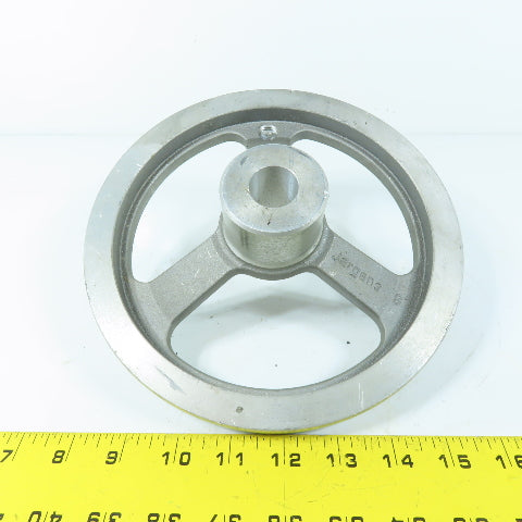 Jergens 8" 3-Spoke Machine Handwheel W/ Revolving Handle 7/8" Bore
