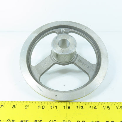 Jergens 8" 3-Spoke Machine Handwheel W/ Revolving Handle 7/8" Bore