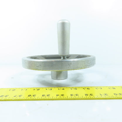 Jergens 8" 3-Spoke Machine Handwheel W/ Revolving Handle 7/8" Bore