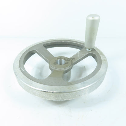 Jergens 8" 3-Spoke Machine Handwheel W/ Revolving Handle 7/8" Bore