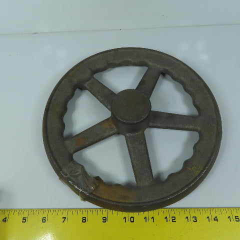 Gibraltar 06915102 10" Cast Metal 5-Spoke Machine Handwheel Rim Finger Grips