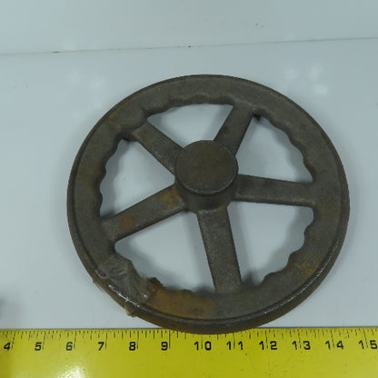 Gibraltar 06915102 10" Cast Metal 5-Spoke Machine Handwheel Rim Finger Grips