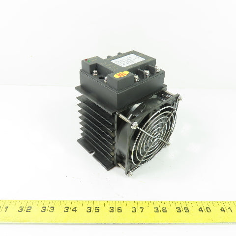 JK JK3C55A-3FB75 3Ph Solid State Relay 55A 48-440VAC 6-32VDC Input