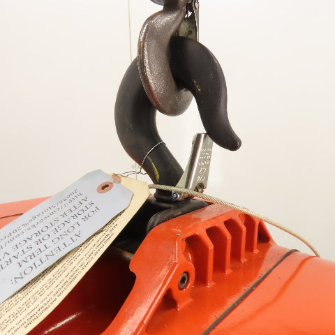 CM Lodestar Model RRS 2Ton 4000LB Electric Chain Hoist 20'Lift 16FPM 230/460 3Ph
