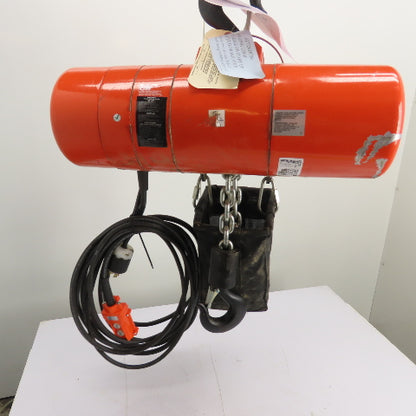 CM Lodestar Model RRS 2Ton 4000LB Electric Chain Hoist 20'Lift 16FPM 230/460 3Ph