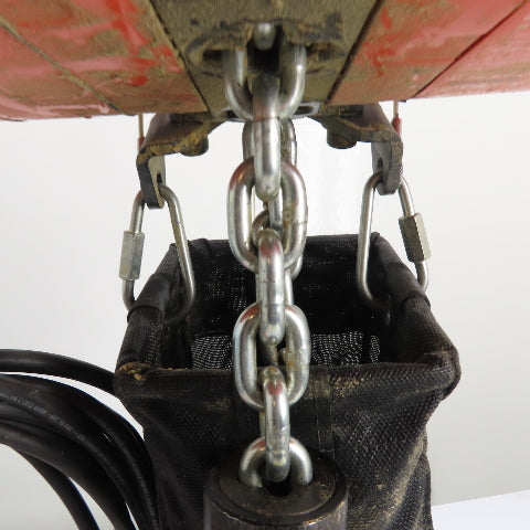 CM Lodestar Model RRS 2Ton 4000LB Electric Chain Hoist 20'Lift 16FPM 230/460 3Ph