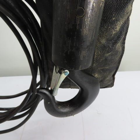 CM Lodestar Model RRS 2Ton 4000LB Electric Chain Hoist 20'Lift 16FPM 230/460 3Ph