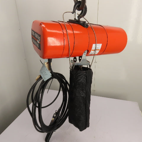 CM Lodestar Model L 1Ton 2000LB Electric Chain Hoist 20'Lift 16FPM 230/460 3Ph