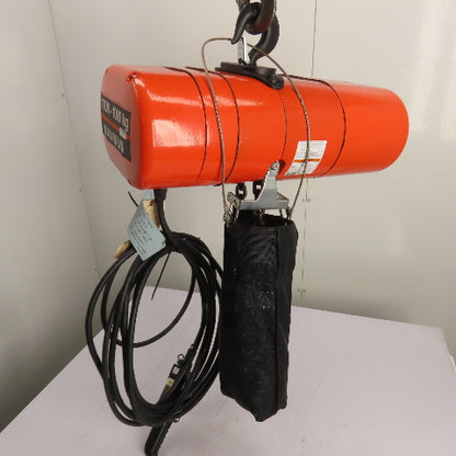 CM Lodestar Model L 1Ton 2000LB Electric Chain Hoist 20'Lift 16FPM 230/460 3Ph