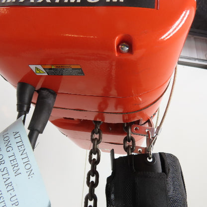 CM Lodestar Model L 1Ton 2000LB Electric Chain Hoist 20'Lift 16FPM 230/460 3Ph