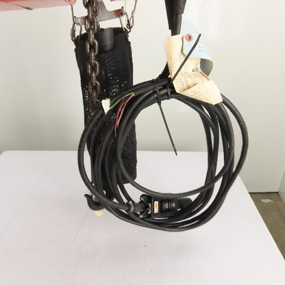 CM Lodestar Model L 1Ton 2000LB Electric Chain Hoist 20'Lift 16FPM 230/460 3Ph