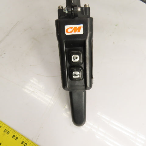 CM Lodestar Model L 1Ton 2000LB Electric Chain Hoist 20'Lift 16FPM 230/460 3Ph