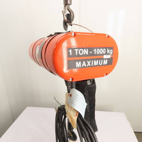 CM Lodestar Model L 1Ton 2000LB Electric Chain Hoist 20'Lift 16FPM 230/460 3Ph