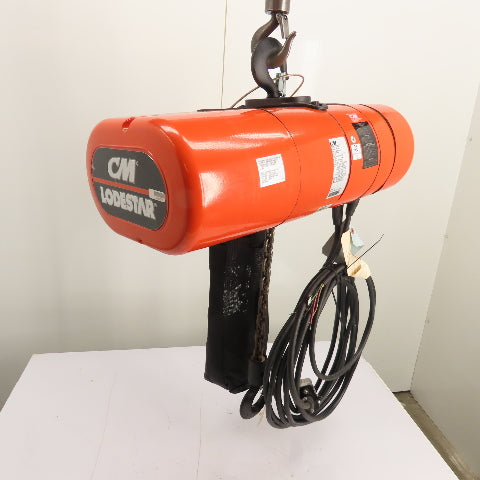CM Lodestar Model L 1Ton 2000LB Electric Chain Hoist 20'Lift 16FPM 230/460 3Ph