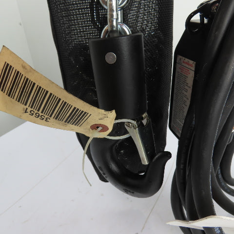 CM Lodestar Model J 1/2Ton 1000LB Electric Chain Hoist 20'Lift 32FPM 230/460 3Ph
