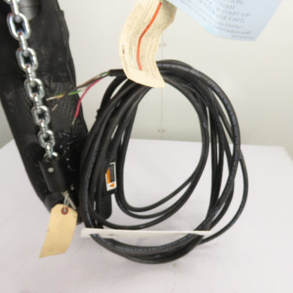 CM Lodestar Model J 1/2Ton 1000LB Electric Chain Hoist 20'Lift 32FPM 230/460 3Ph
