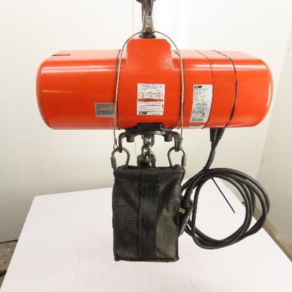 CM Lodestar Model RRS 2Ton 4000LB Electric Chain Hoist 14'Lift 16FPM 230/460 3Ph