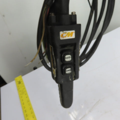CM Lodestar Model RRS 2Ton 4000LB Electric Chain Hoist 14'Lift 16FPM 230/460 3Ph