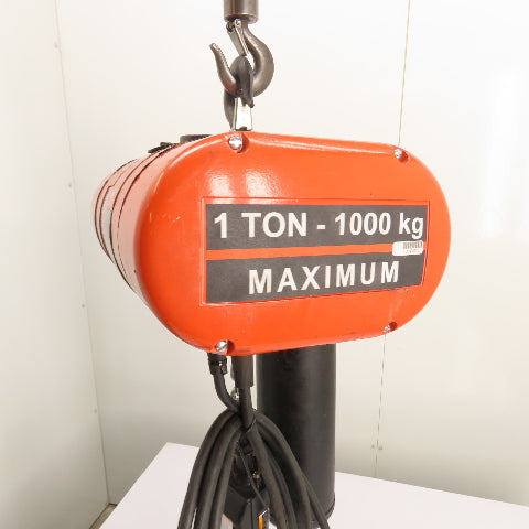 CM Lodestar Model L 1Ton 2000LB Electric Chain Hoist 15'Lift 16FPM 230/460 3Ph
