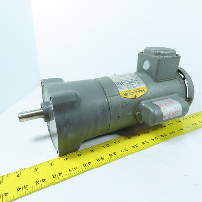 Baldor GLP3332 1/3HP Gear Motor 115/208-230V 1Ph 86.3RPM 20:1 Ratio Tested