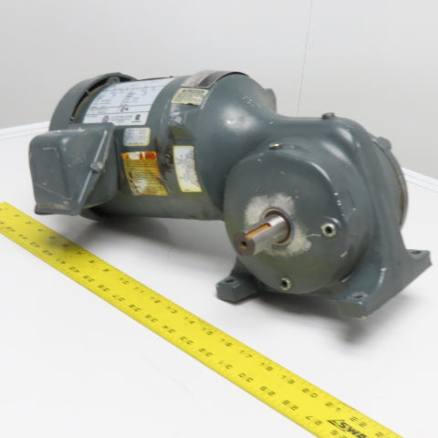 U.S. Motors S351A 1/2HP Electric Gear Motor 208-230/460V 3Ph 58:1 Ratio Tested