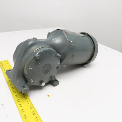 U.S. Motors S351A 1/2HP Electric Gear Motor 208-230/460V 3Ph 58:1 Ratio Tested