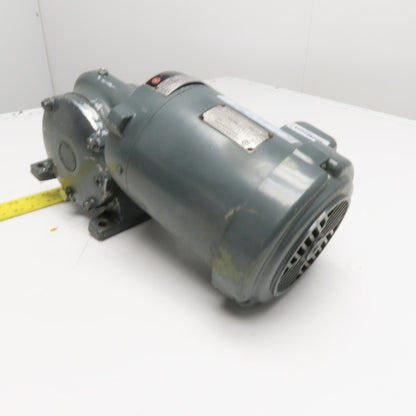 U.S. Motors S351A 1/2HP Electric Gear Motor 208-230/460V 3Ph 58:1 Ratio Tested