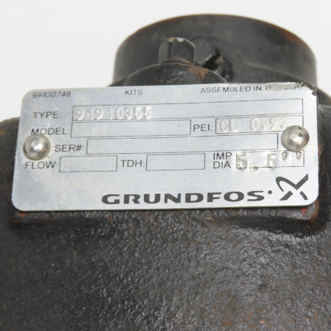 Grundfos 91910355 Centrifugal Pump 5HP 230/460V 3Ph 3450RPM