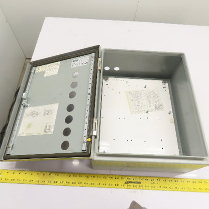 Eurobex 5412 ES NEMA 4-12 20" X 16" X 8" Electrical Enclosure Box w/ Backplate
