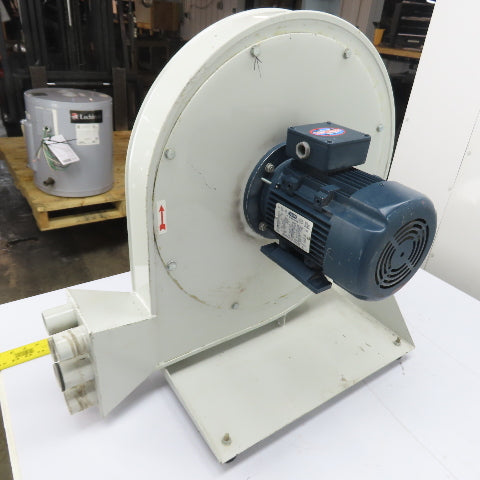 22" Centrifugal Fan Blower 3HP 3Ph 230/460V (6)1-3/4" OD Outlet