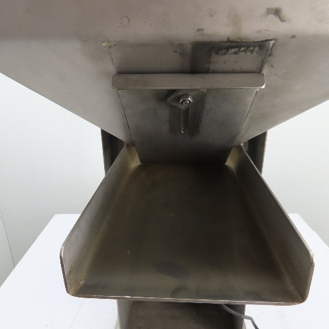 Stainless Steel Vibratory Parts Feeder Hopper 18" x 18" Intake 120V 1PH