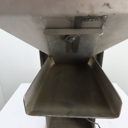 Stainless Steel Vibratory Parts Feeder Hopper 18" x 18" Intake 120V 1PH