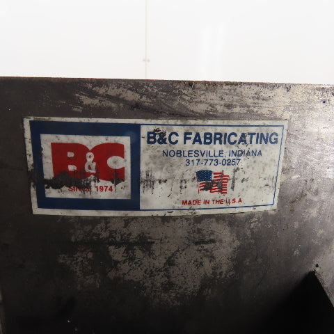 B&C Fabricating 24CCW Vibratory Parts Feeder 24" ID Bowl 1Ph 115V (Parts/Repair)
