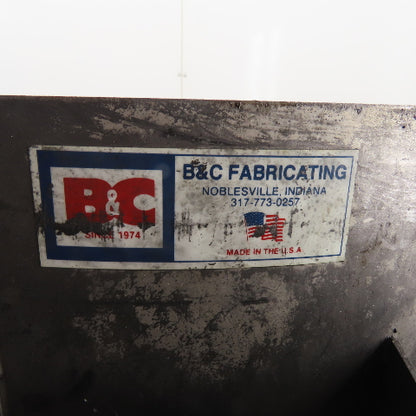 B&C Fabricating 24CCW Vibratory Parts Feeder 24" ID Bowl 1Ph 115V (Parts/Repair)