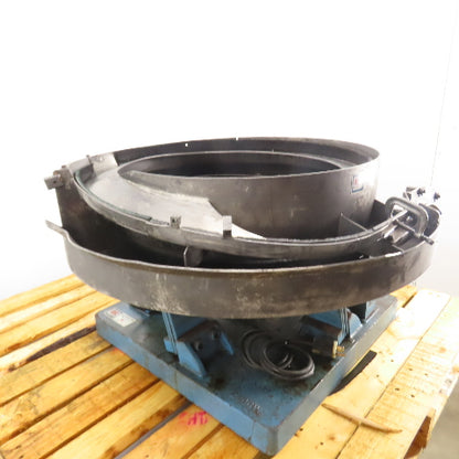 B&C Fabricating 24CCW Vibratory Parts Feeder 24" ID Bowl 1Ph 115V (Parts/Repair)