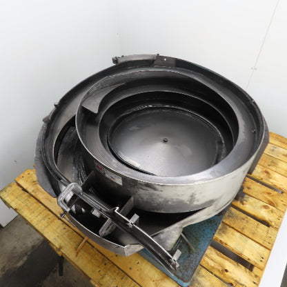 B&C Fabricating 24CCW Vibratory Parts Feeder 24" ID Bowl 1Ph 115V (Parts/Repair)