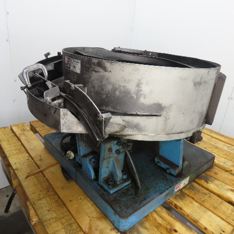 B&C Fabricating 24CCW Vibratory Parts Feeder 24" ID Bowl 1Ph 115V (Parts/Repair)