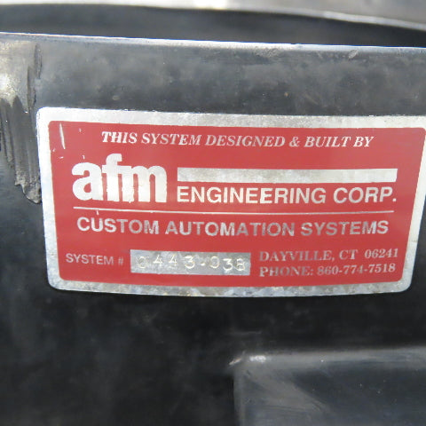 AFM Engineering C443-038 Vibratory Parts Feeder 20" ID x 6" D Bowl 1Ph 115V