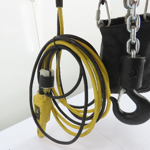 CM Lodestar Model RRS 2Ton 4000LB Electric Chain Hoist 20'Lift 16FPM 230/460 3Ph
