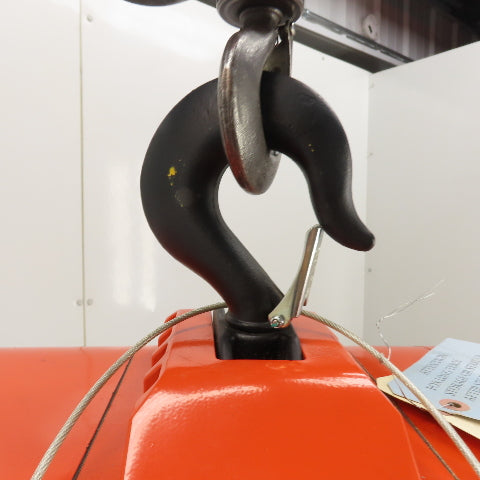 CM Lodestar Model RRS 2Ton 4000LB Electric Chain Hoist 20'Lift 16FPM 230/460 3Ph