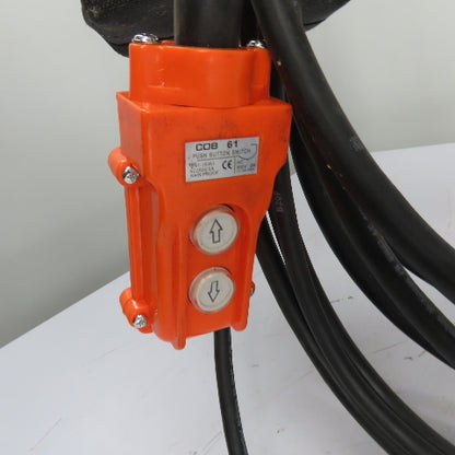 CM Lodestar Model RRS 2Ton 4000LB Electric Chain Hoist 20'Lift 16FPM 230/460 3Ph