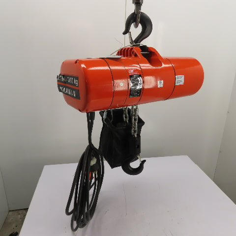 CM Lodestar Model RRS 2Ton 4000LB Electric Chain Hoist 20'Lift 16FPM 230/460 3Ph