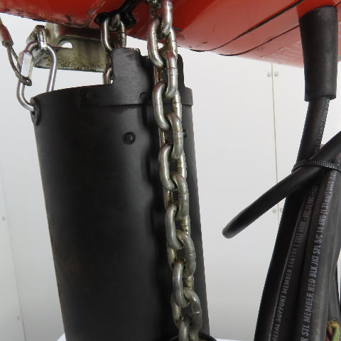 CM Lodestar Model F 1/2 Ton Electric Chain Hoist 20' Lift 16FPM 230/460 3Ph