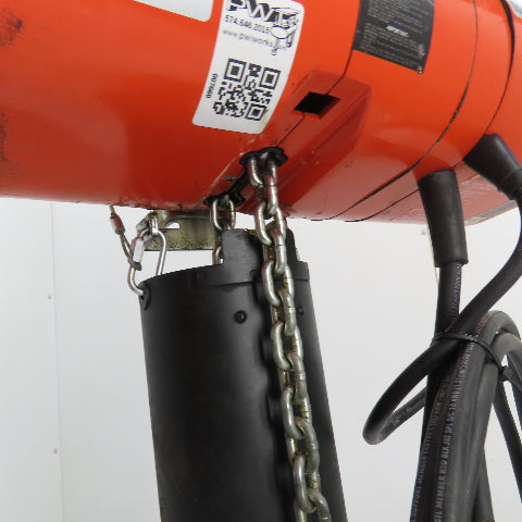 CM Lodestar Model F 1/2 Ton Electric Chain Hoist 20' Lift 16FPM 230/460 3Ph