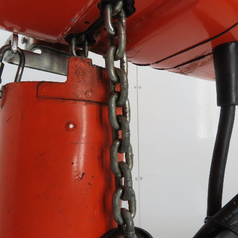 CM Lodestar Model F 1/2Ton 1000LB Electric Chain Hoist 20'Lift 16FPM 230/460 3Ph