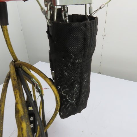 CM Lodestar Model F 1/2Ton 1000LB Electric Chain Hoist 20'Lift 16FPM 230/460 3Ph