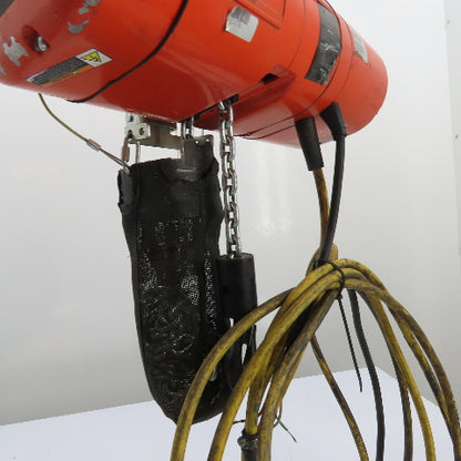CM Lodestar Model F 1/2Ton 1000LB Electric Chain Hoist 20'Lift 16FPM 230/460 3Ph