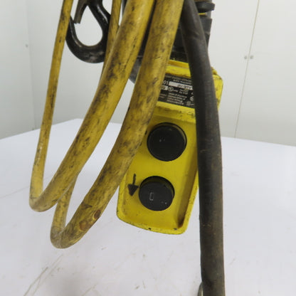 CM Lodestar Model F 1/2Ton 1000LB Electric Chain Hoist 15'Lift 16FPM 230/460 3Ph