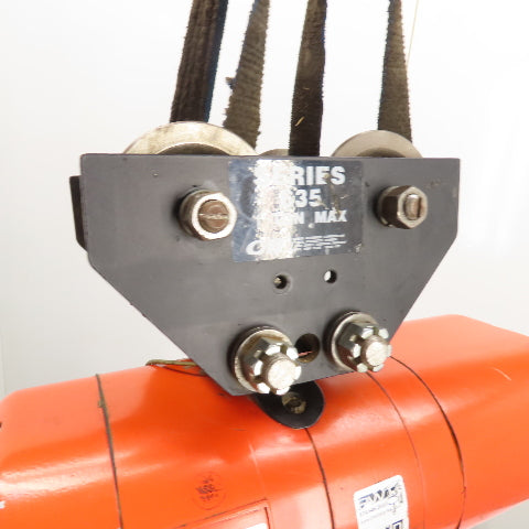 CM Lodestar Model F 1/2Ton 1000LB Electric Chain Hoist 15'Lift 16FPM 230/460 3Ph