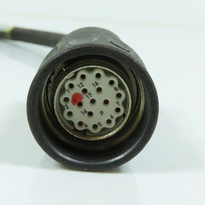 Heidenhain 332115-12 Feedback Adapter Cable M23 17-Pin to D-Sub 15-Pin 12m